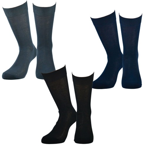 Pack Calzini Meta Polpaccio Da Uomo Cotone In Filo Di Scozia Colori Assortiti S-168 Pack Calzini Meta Polpaccio Da Uomo Cotone In Filo Di Scozia Colori Assortiti S-168